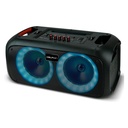 Bocina Dolphin SP-2600RBT Party Speaker Dual 6.5" Bluetooth 2000W Negro