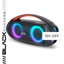 Bocina Dolphin LX-220 Waterproof Boombox Dual 3" Bluetooth 30W Negro