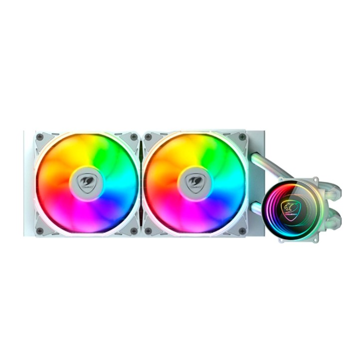 Enfriador Líquido 240mm Cougar Poseidon Elite ARGB Blanco