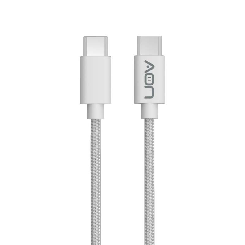 Cable USB-C a USB-C AON AO-CB-5001 3.5 Metros Blanco