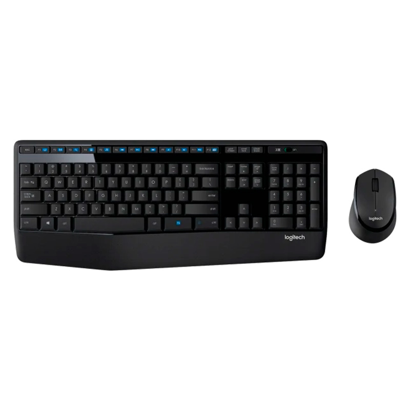Teclado y Mouse Inalámbrico Logitech MK345 Negro Ingles