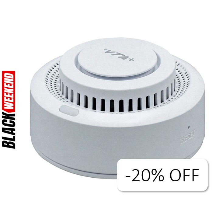 Alarma Detectora de Humo VTA+ 84592 Tide II con Alarma Sonora Smart Home Wi-Fi