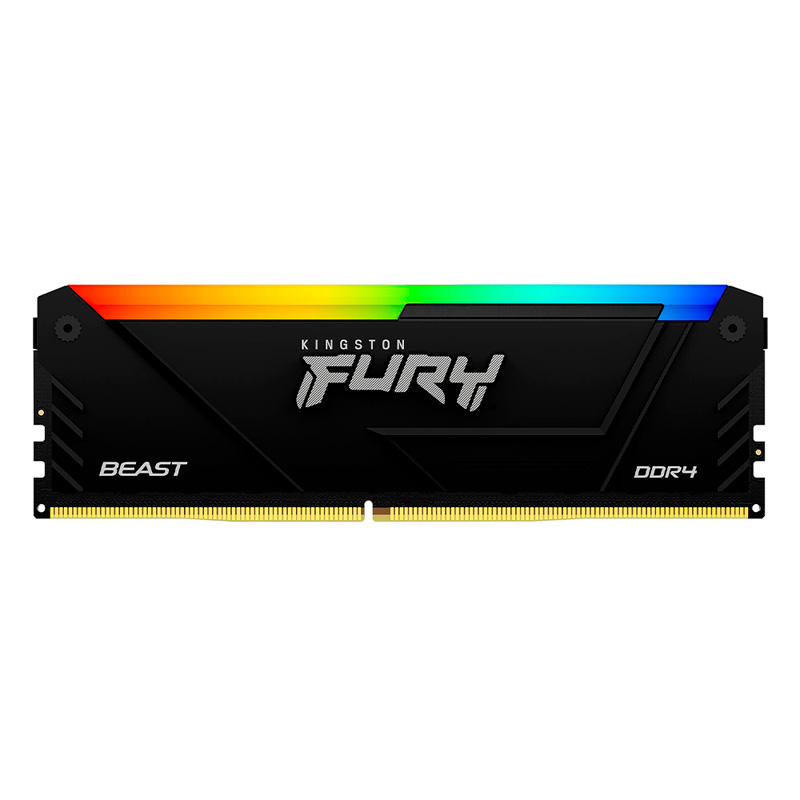 Memoria DDR4 DIMM 16GB Kingston Fury Beast RGB 3200MHz CL16