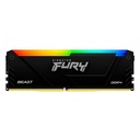 Memoria DDR4 DIMM 16GB Kingston Fury Beast RGB 3200MHz CL16