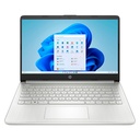 Laptop HP 14-DQ0760DX 14" Intel Celeron N4120 4GB RAM 128GB eMMC Intel UHD Graphics W11 Home Plateada Teclado Inglés