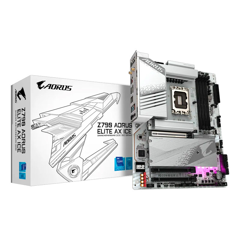 Motherboard Gigabyte Z790 Aorus Elite AX ICE LGA1700 14th, 13th & 12th Gen 4xDDR5 ATX