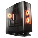 Case Gaming Cougar FV270 RGB Media Torre Malla E-ATX Negro (Sin Fuente)