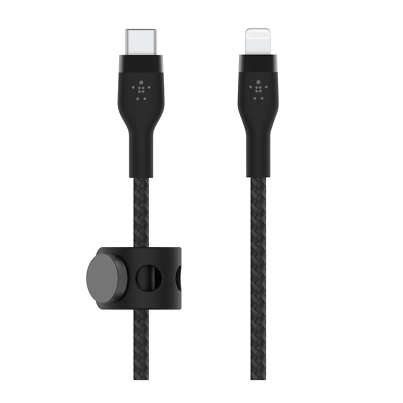 Cable USB-C a Lightning Belkin BoostCharge Pro Flex 2 Metros Negro