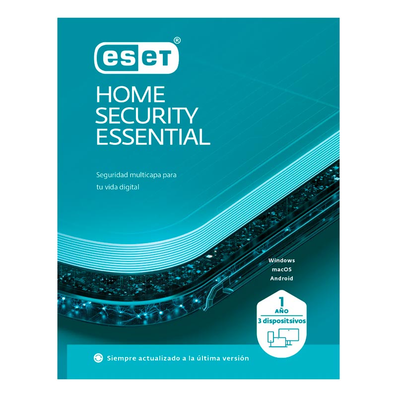 Licencia ESET Home Security Essential 3 dispositivos 1 Año ESD ***FÍSICA***