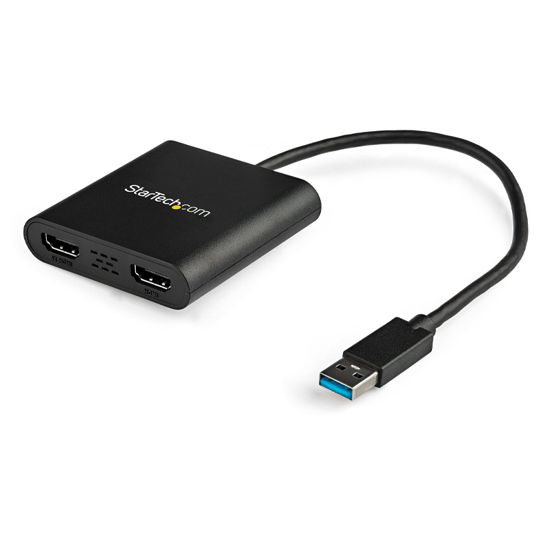 Adaptador USB-A a HDMI StarTech Macho-Hembra Negro