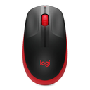 Mouse Inalámbrico Logitech M190 1000DPI Negro/Rojo