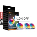 Kit de 3 Ventiladores Cougar APOLAR 120mm ARGB Blanco