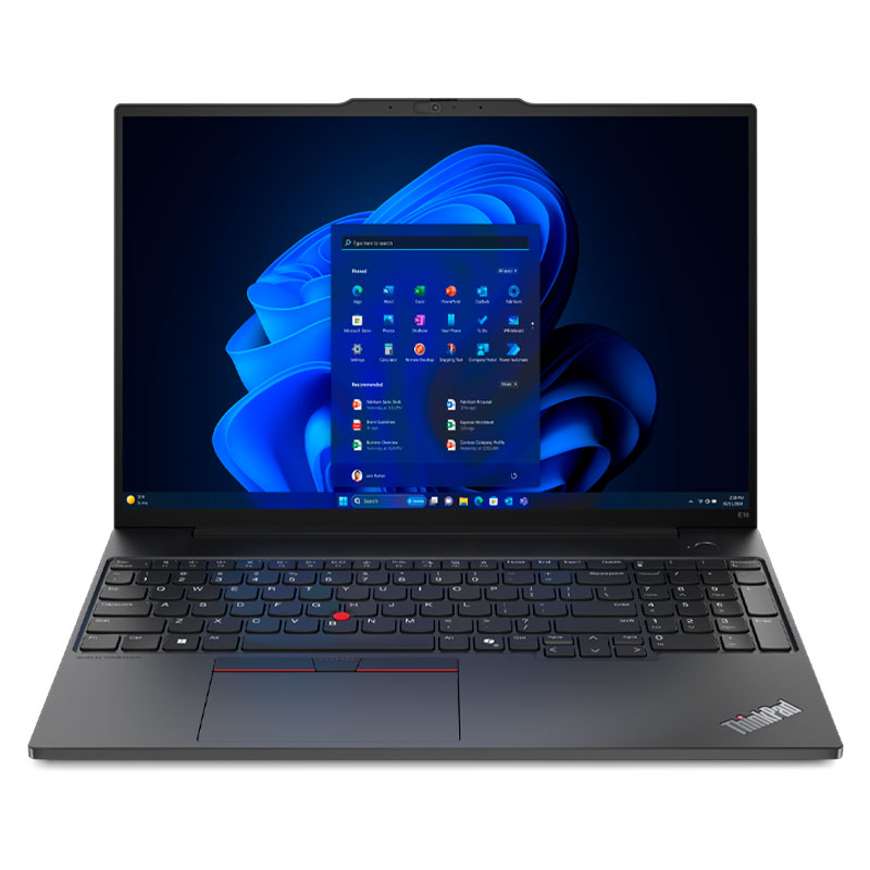 Laptop Lenovo ThinkPad E16 Gen 2 16" Ultra Core 7 155U 16GB RAM 512GB SSD Negro W11 Pro Teclado Español