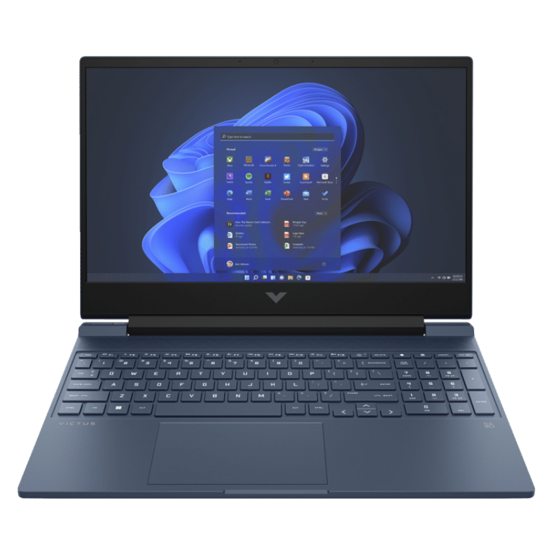 Laptop HP Victus 15-fa0022la 15.6" i5-12450H 16GB DDR4 512GB SSD RTX 3050 4GB W11 Home Azul Oscuro Teclado Español