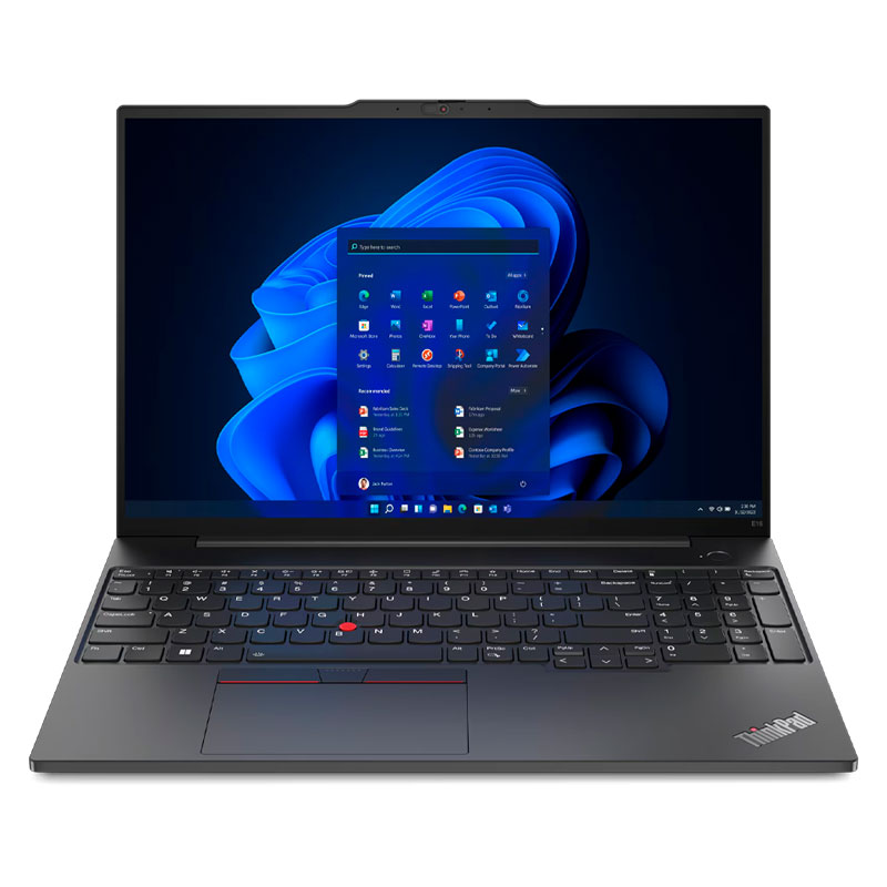 Laptop Lenovo ThinkPad E16 Gen 1 16" i7-1355U 16GB RAM 512GB SSD Negro W11 Pro Teclado Inglés