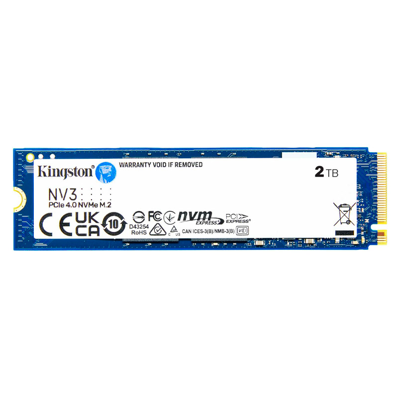 Unidad SSD M.2 2280 2TB Kingston NV3 PCIe NVMe 6000Mbps