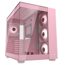 Case Gaming Cougar FV150 RGB Media Torre Rosa (Sin Fuente)