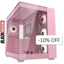 Case Gaming Cougar FV150 RGB Media Torre Rosa (Sin Fuente)