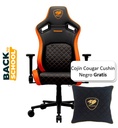 Silla Gaming Cougar Defensor Negro Naranja