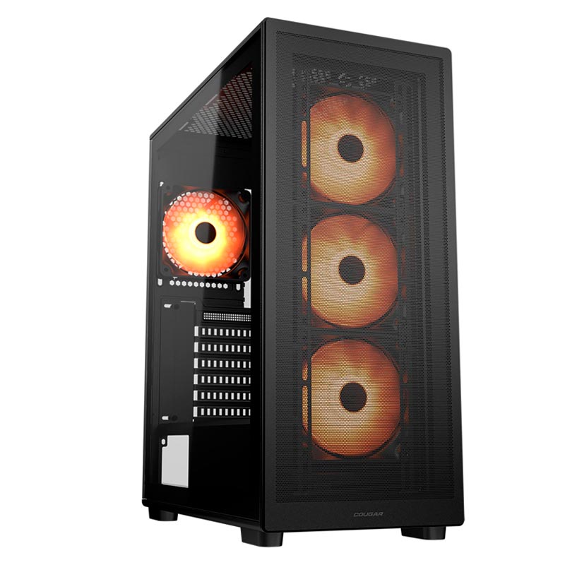 Case Gaming Cougar MX220 RGB Negro Media Torre (Sin Fuente)