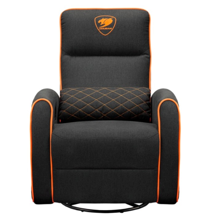 Sofá Gaming Cougar Fidom Negro Naranja