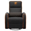 Sofá Gaming Cougar Fidom Negro Naranja