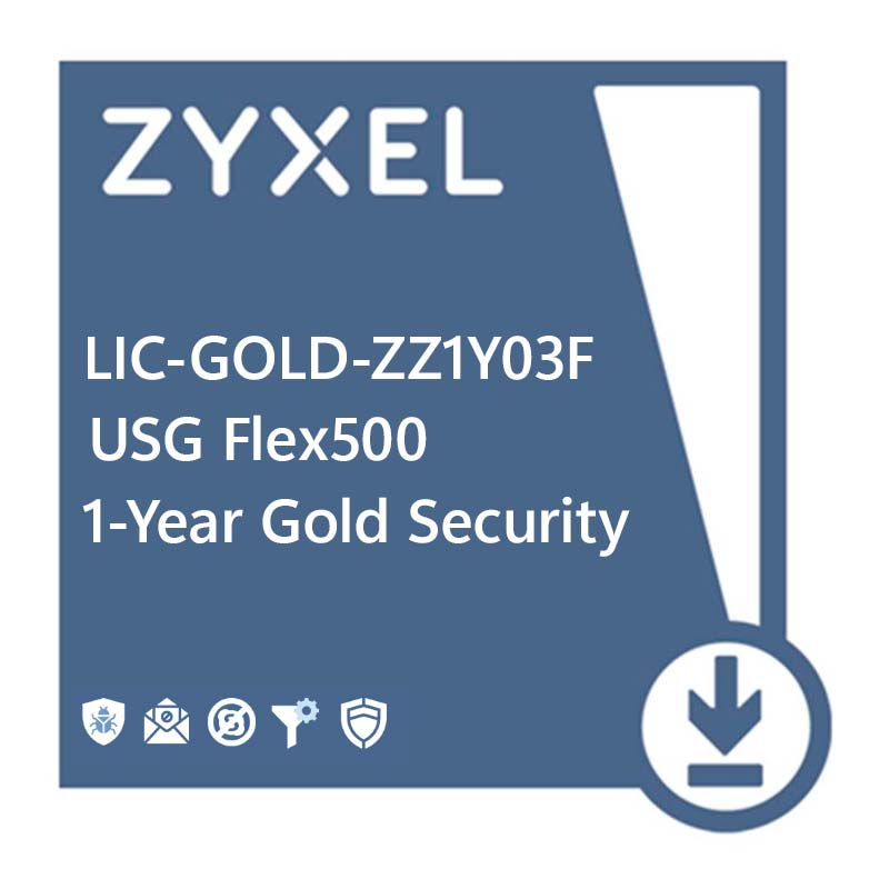 Licencia por 1 año para Zyxel Gold para USG Flex 500