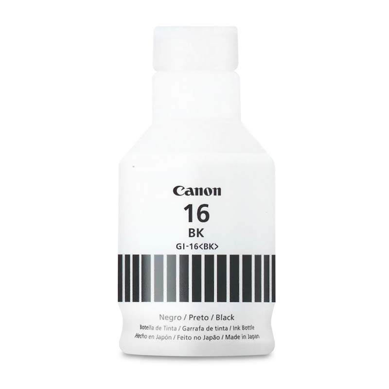 Botella de Tinta Canon GI-16B Negro 135ml