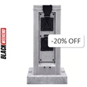 Tomacorriente Inteligente Tipo Roca VTA+ 2 Tomas Smart Home Wi-Fi para Exteriores