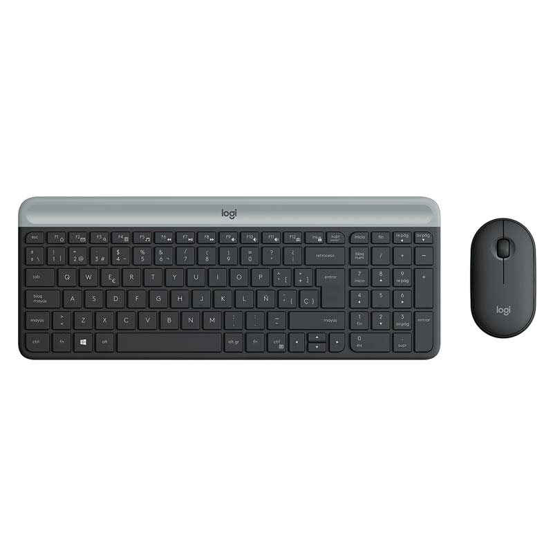 Teclado y Mouse Inalámbrico Logitech MK470 USB Negro Español