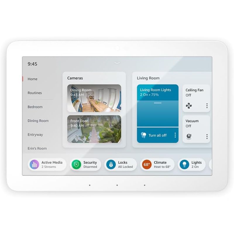 Pantalla Inteligente Amazon Echo Hub 8" con Alexa blanco