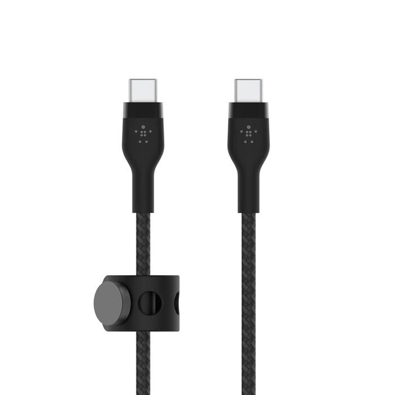 Cable USB-C a USB-C Belkin BoostCharge Pro Flex 60W 2 Metros Negro