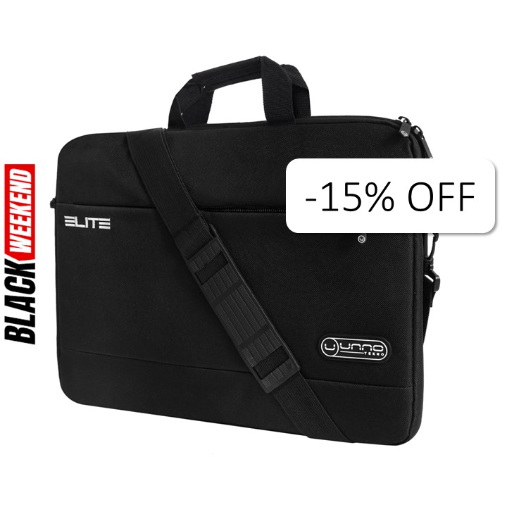 Maletín para Notebook Unno Tekno Elite 15.6" Negro
