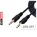 Cable de Audio 3.5mm Unno Tekno CB4052BK 3.5 Metros Negro