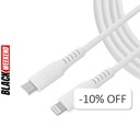 Cable USB-C a Lightning Unno Tekno CB4074WT 1.5 Metros Blanco