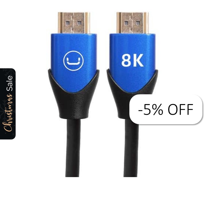 Cable HDMI 2.1 8K Unno Tekno CB4227BL 1.5 Metros Macho-Macho Negro
