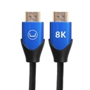 Cable HDMI 2.1 8K Unno Tekno CB4232BK 3 Metros Macho-Macho Negro