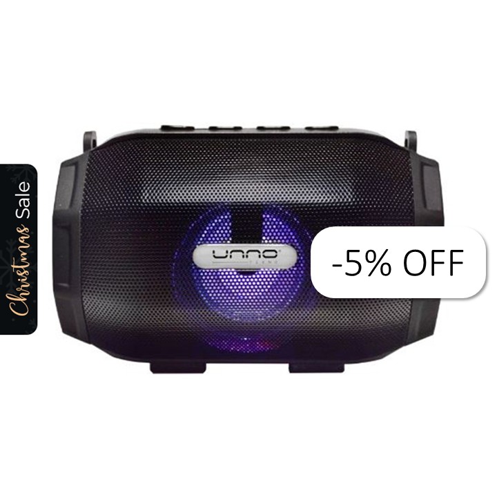 Bocina Bluetooth Unno Tekno PULSE TWS SP9209BK 5W Negro