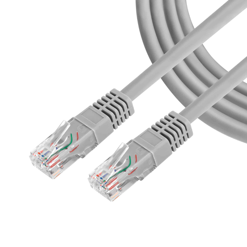 Cable de Red Unno Tekno CB4325GY con Puertos RJ45 CAT6 7.5 Metros