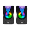 Bocina 2.0 Unno Tekno Icon SP9013BK 10W Negro