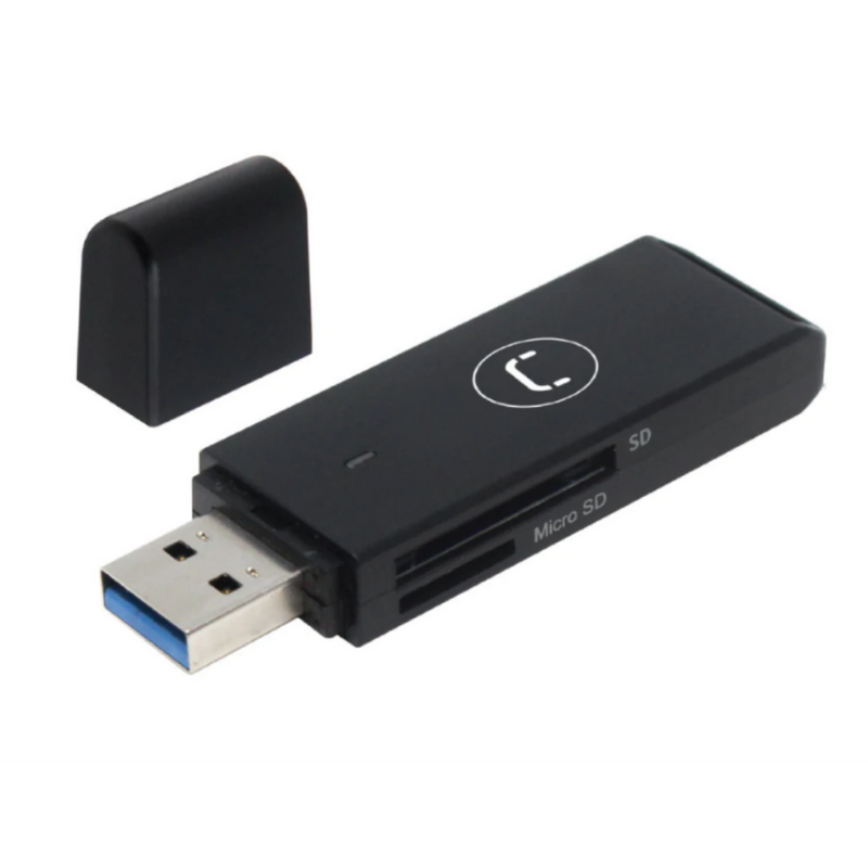 Lector de Tarjetas Unno Tekno USB 3.0 Universal Negro