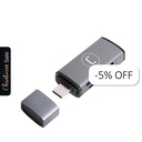 Lector de Tarjetas UnnoTekno CR1005GY USB-C 3.0 Universal Gris