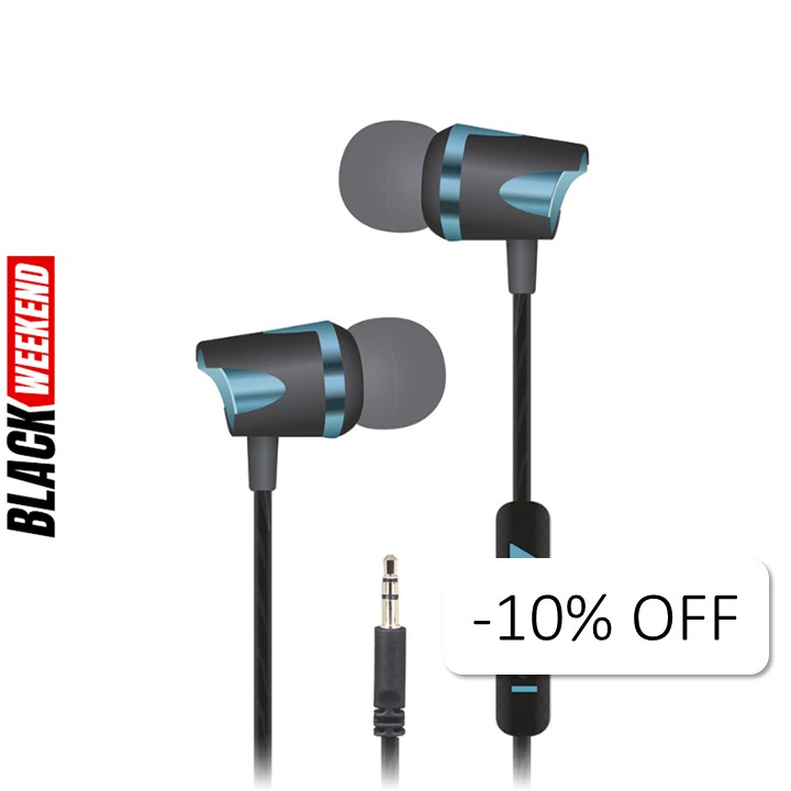 Audífonos In-Ear Unno Tekno HS7009 3.5mm SoulBuds Azul