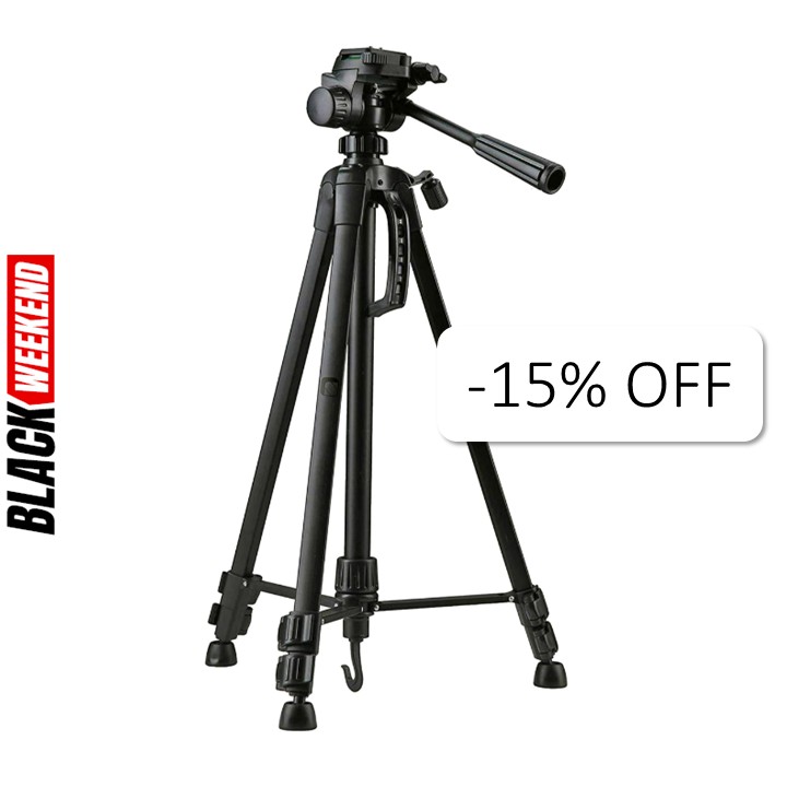 Trípode de Cámara Unno Tekno 55" + Maletín de transporte