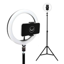 Aro de luz Unno Tekno PH1802BK de 10" LED con trípode