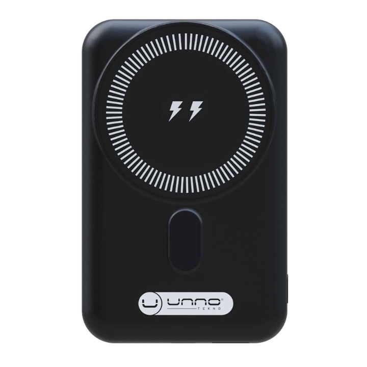 PowerBank Unno Tekno PB2311BK 10000 mAh USB/USB-C/Inalámbrico Negro