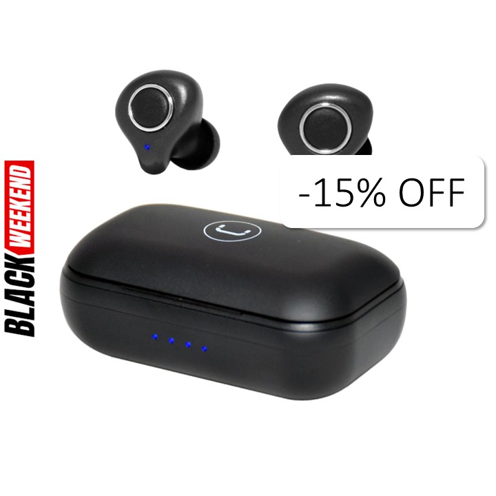 Audífonos In-Ear Unno Tekno HS7502GY Bluetooth Bold TWS con Micrófono Gris