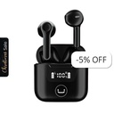 Audífonos In-Ear Unno Tekno HS7507BK Bluetooth Hyper TWS con Micrófono Negro