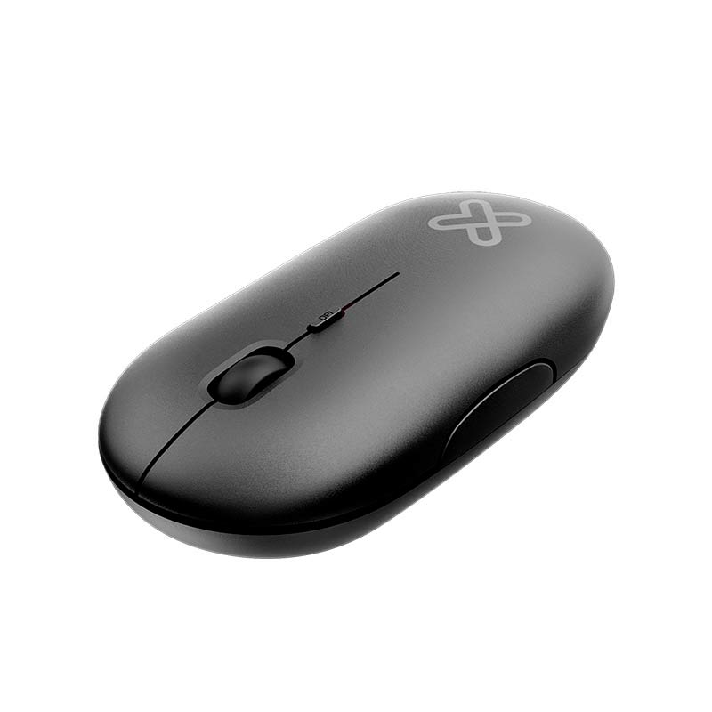 Mouse Inalámbrico Klip Xtreme SlimSurfer Óptico 1600DPI Negro
