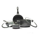 Batería De Cocina Verona 7 Piezas Gris